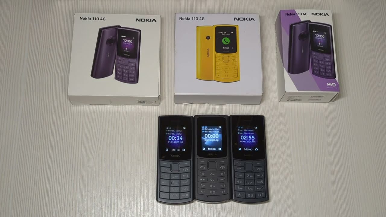 NOKIA 110 4G (2021) VS NOKIA 110 4G (2023) Vs NOKIA 110 4G (2024)