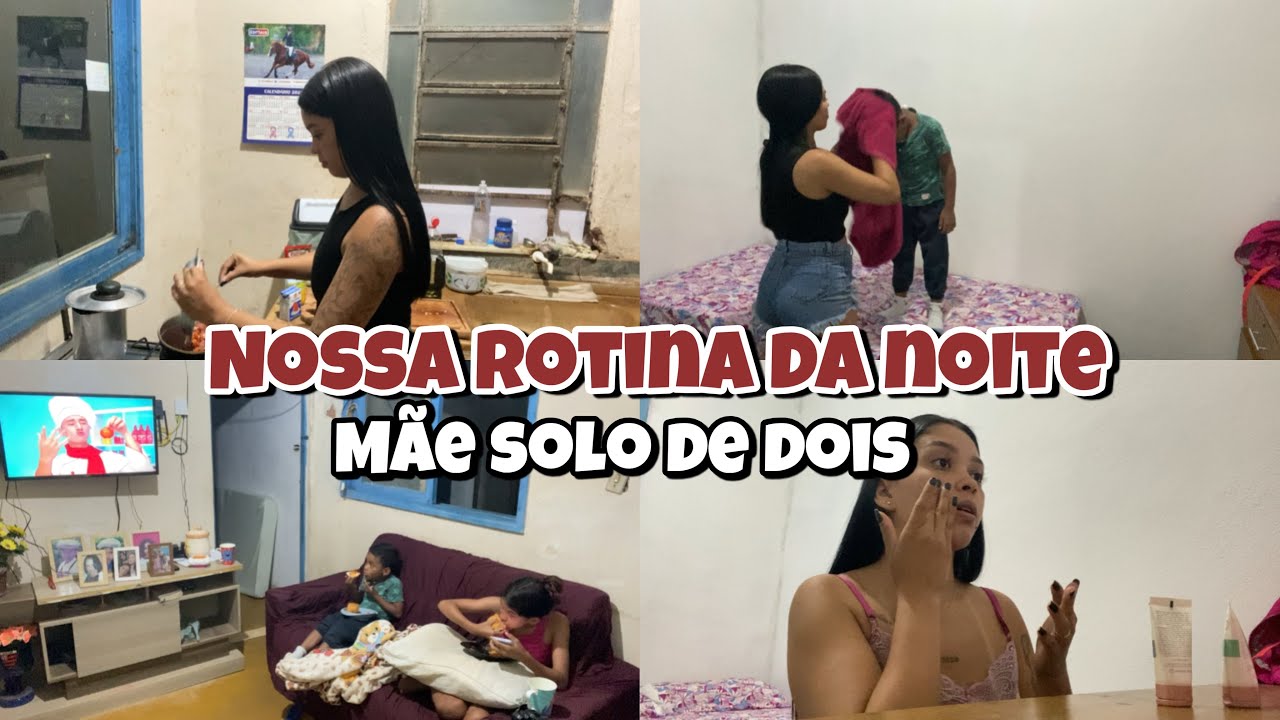 MINHA SIMPLES ROTINA DA NOITE COM AS CRIANÇAS | fiz cachorro quente na janta | autocuidado básico 💖