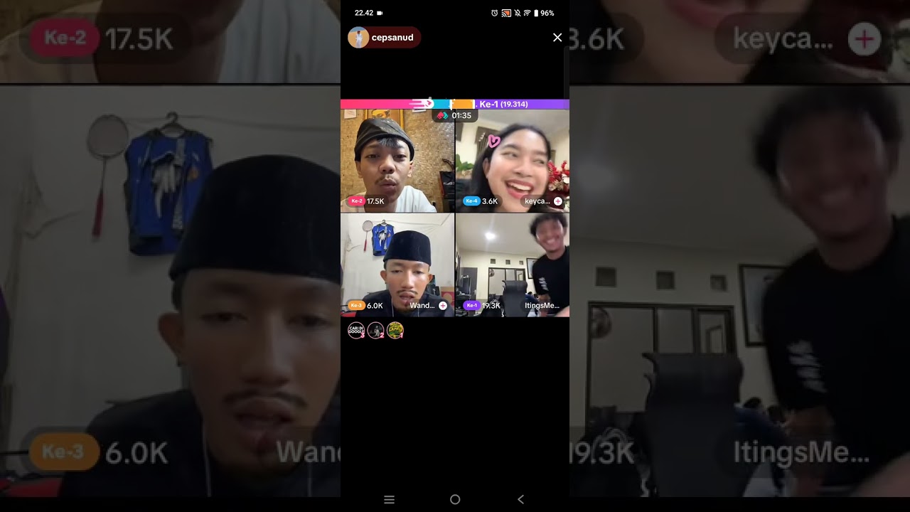 Hiburan Tiktok Part 4 || Mang Iting, Cep Sanud, Wandi Dan Anaknya Papih Aw 