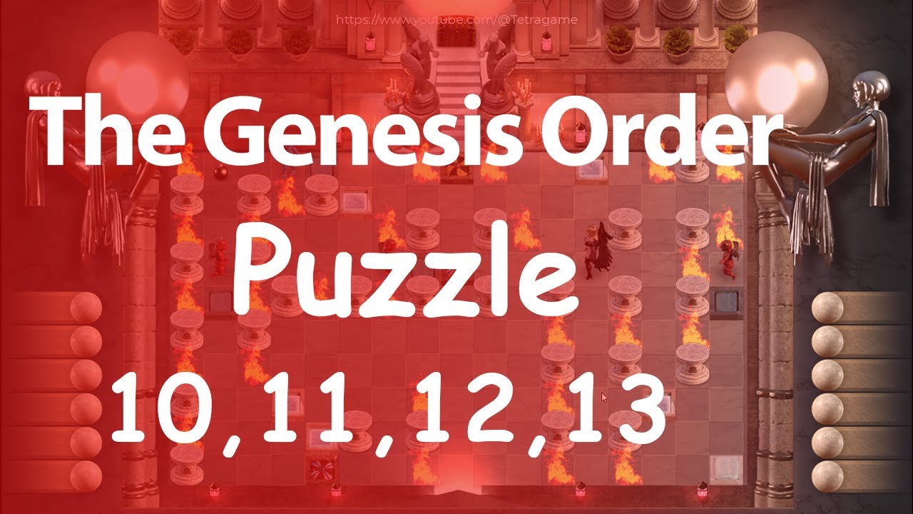 The Genesis Order - AngelCraft Puzzles walkthrough 10,11,12,13 + Save Data
