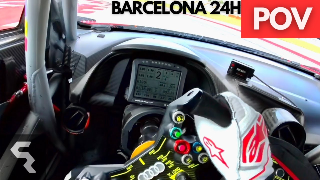 ONBOARD POV | Barcelona 24H | Audi R8 GT3 EVO II