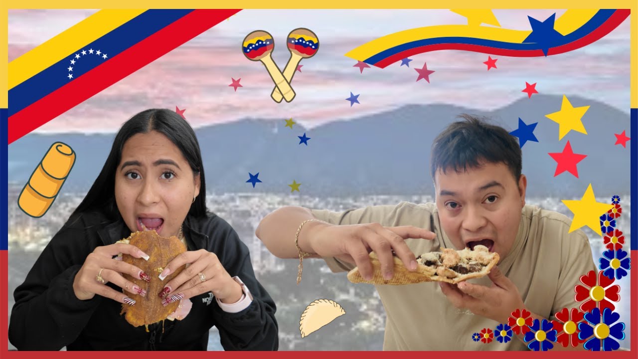 Probando comida de VENEZUELA por primera vez en Estados Unidos
