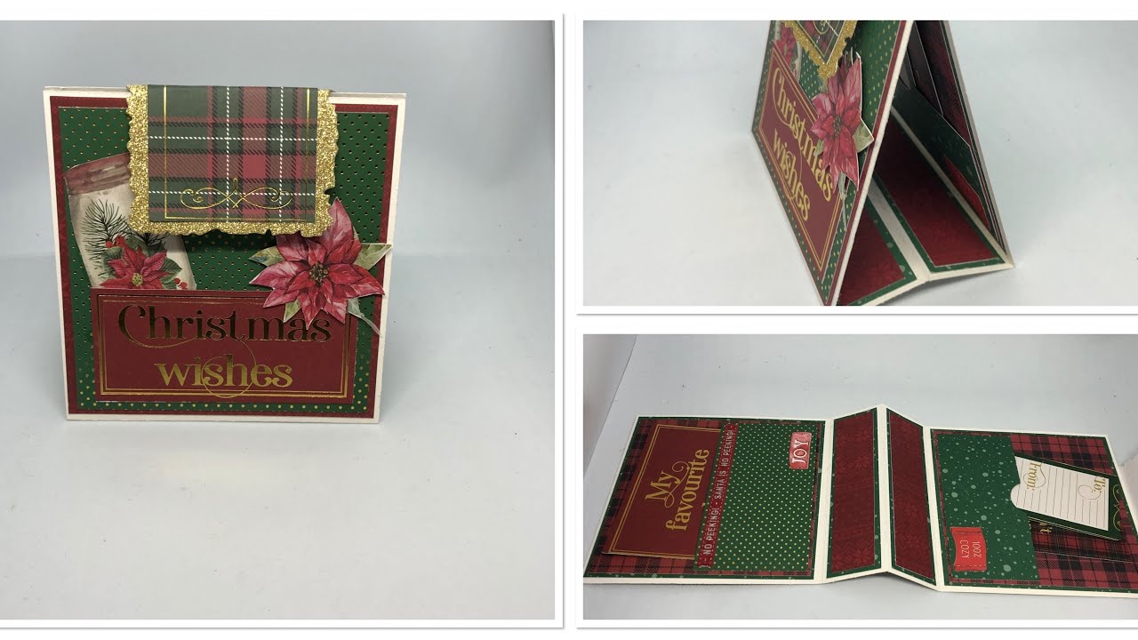 TUTO CARTE a pochette pour offrir étrennes, goodies etcc 100% ACTION