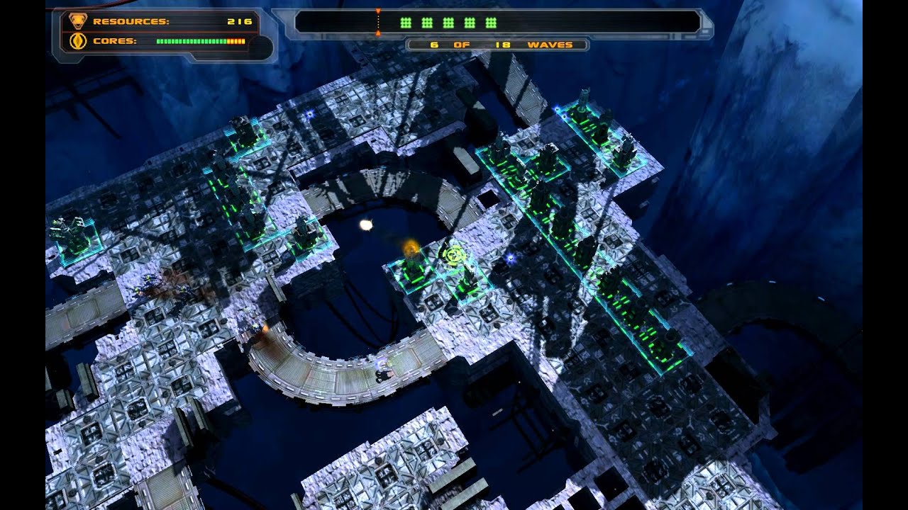 Defense Grid : Veil of Ice | Green Tower Only | Gold