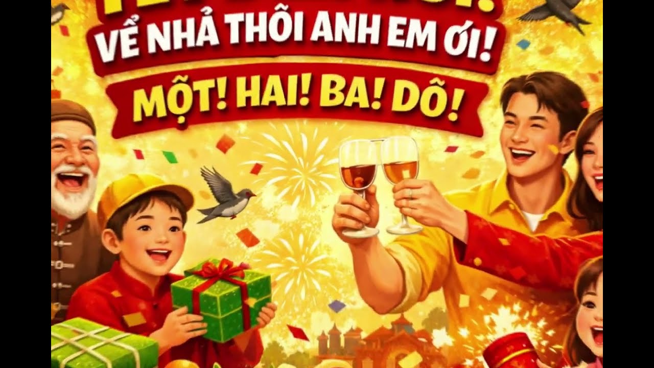 Tết Đến Rồi! Về Nhà Thôi Anh Em Ơi!
