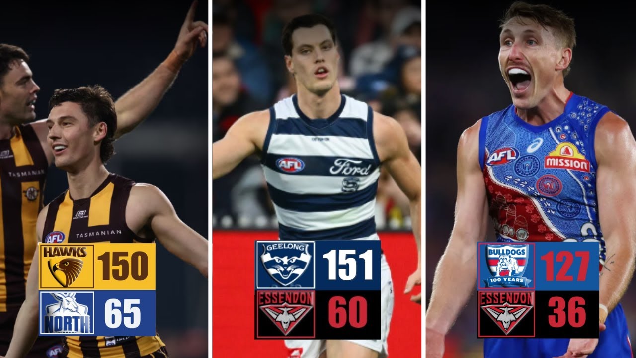 Every AFL Team Biggest Win Of 2025 (So Far) Round 18)