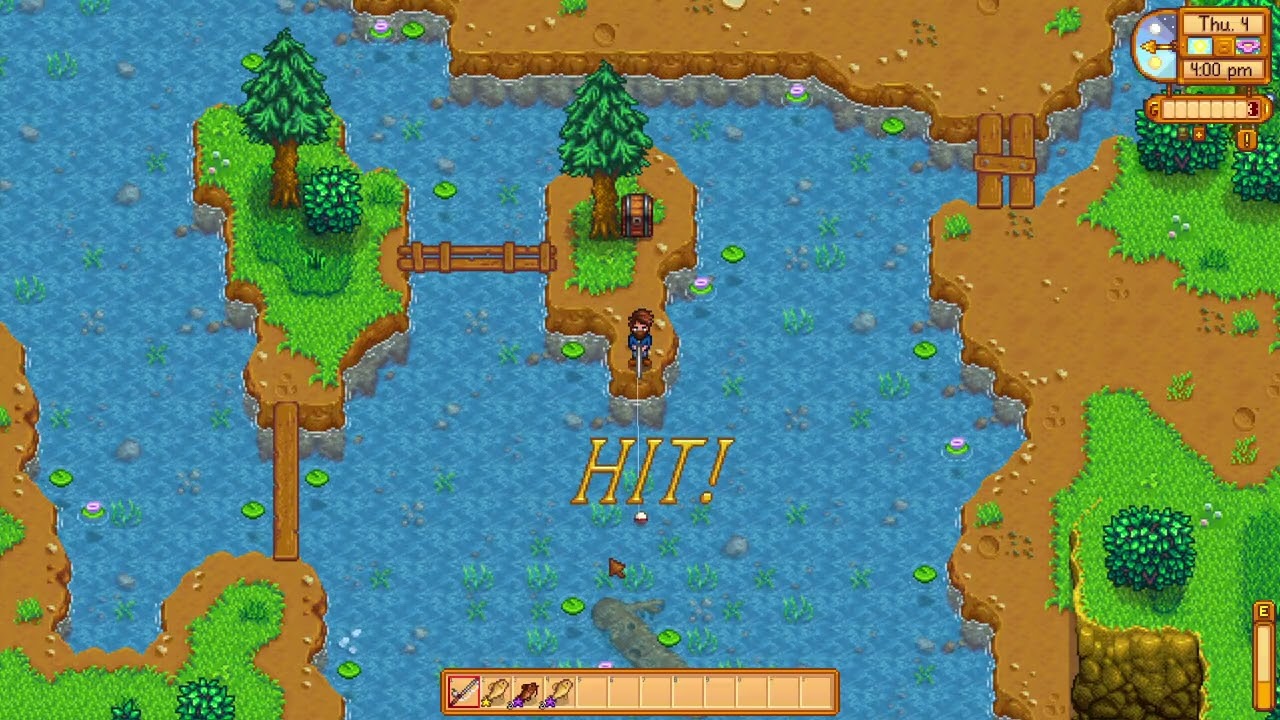 Stardew Valley 100% (No Commentary) - E04 - Another fishing day, no way