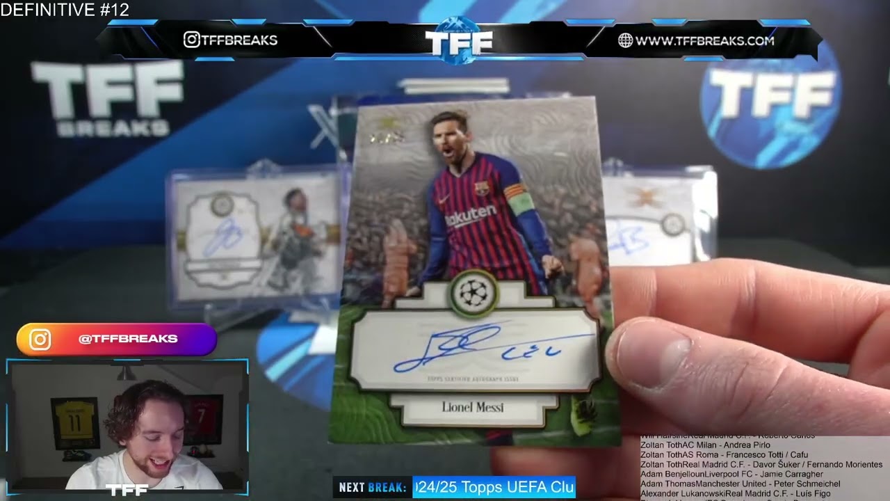 2024-25 Topps® Definitive UEFA Club Competitions 1 Box PYT/PYP #12