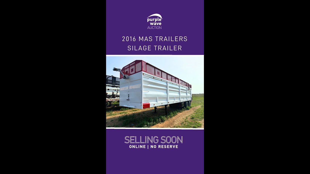 2016 MAS Trailers silage trailer | sold on December 30, 2024