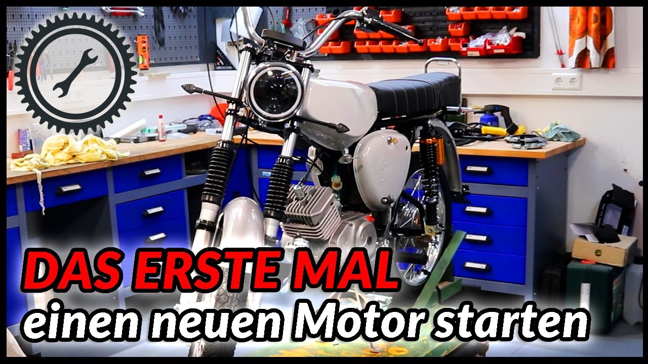 Den neuen Simson Motor das erste Mal starten - Auf was achten?