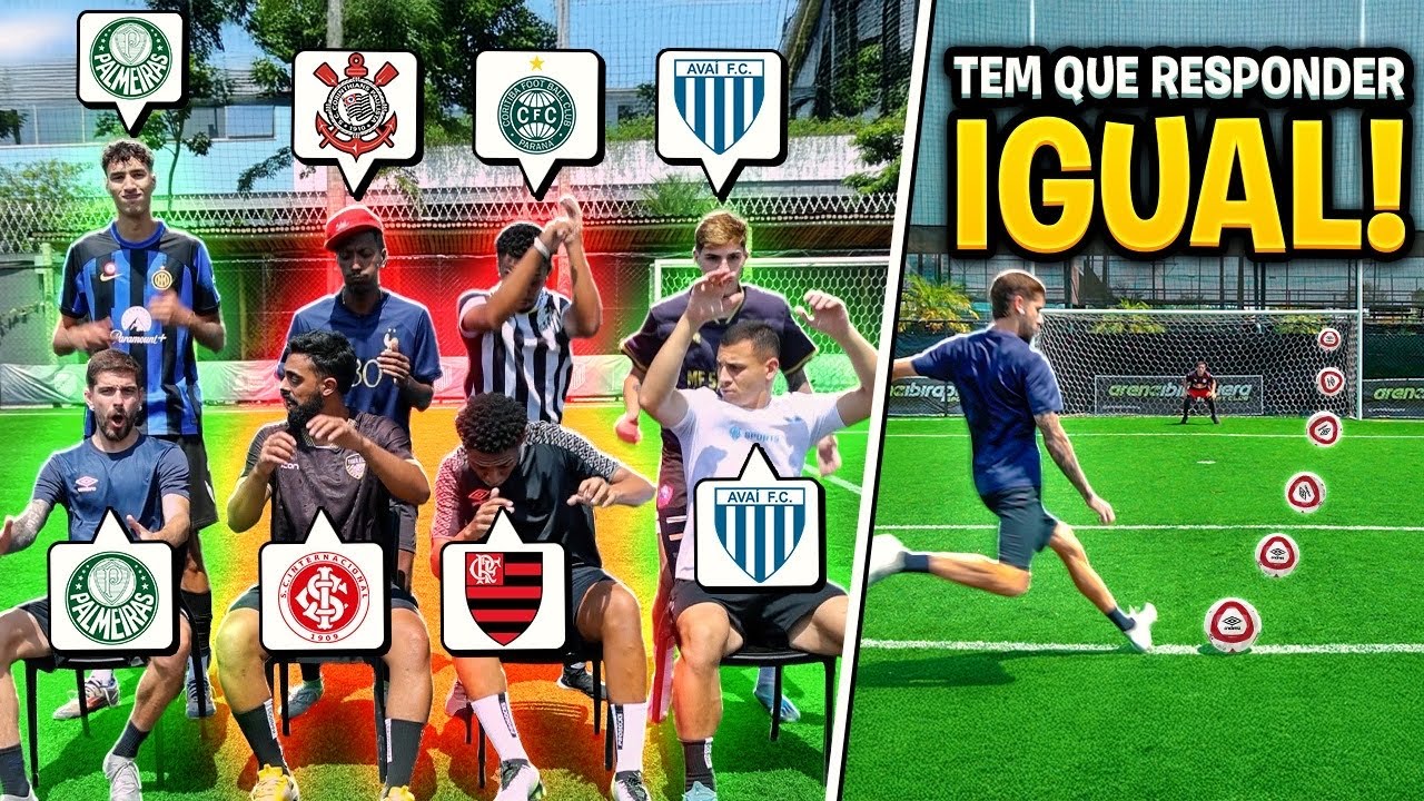 FALE A MESMA RESPOSTA DA SUA DUPLA PARA CHUTAR!! #2 