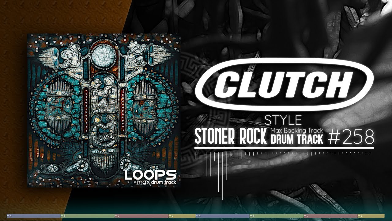 Stoner Rock Drum Track / Clutch Style / 165 bpm