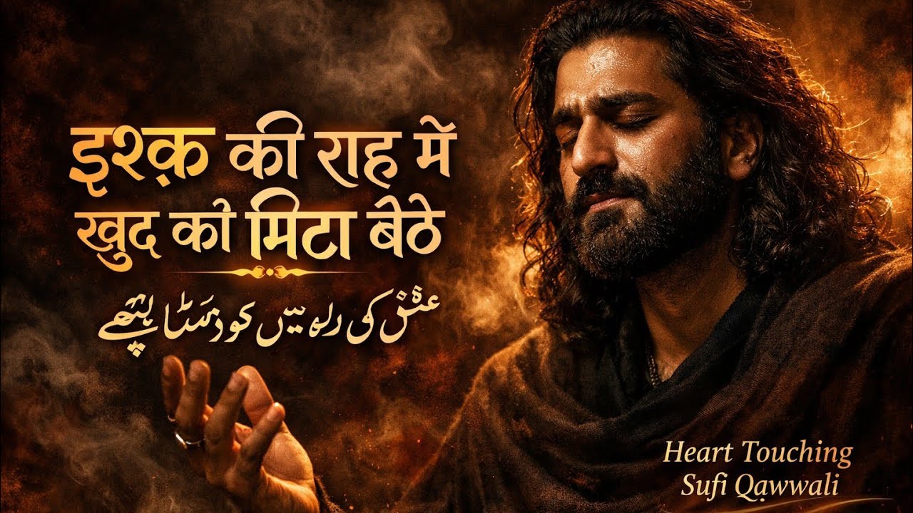 💔✨ इश्क़ की राह में खुद को मिटा बैठे | Ishq Ki Raah | Heart Touching Sufi Qawwali 🤲🌙@Ishqtara-t9r 
