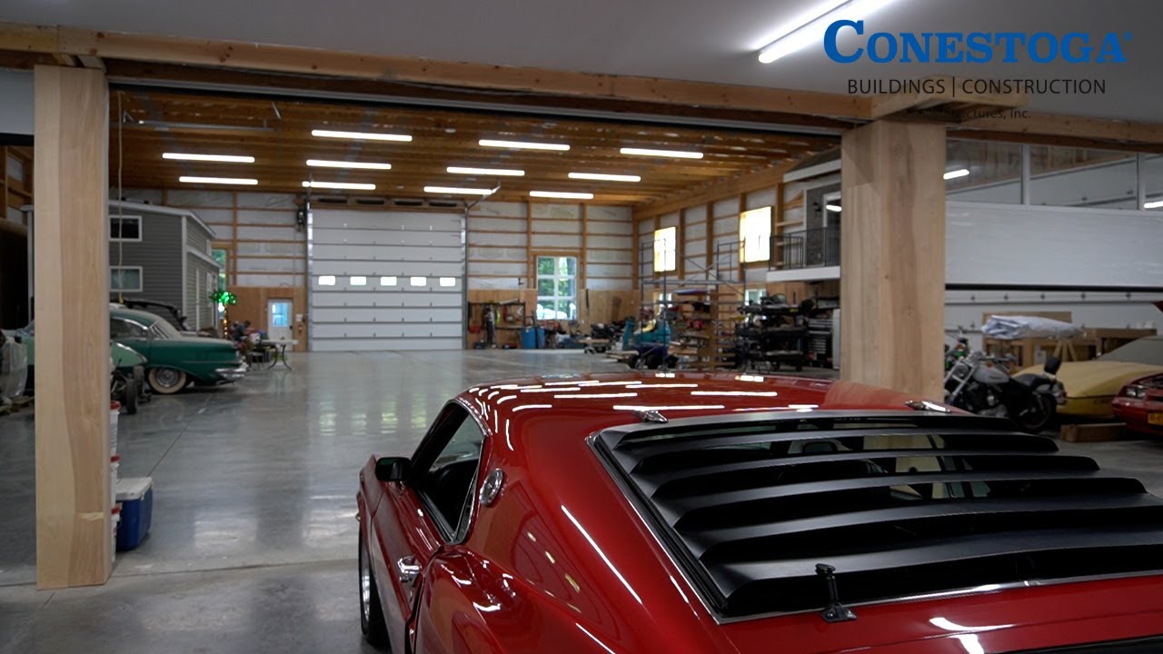 Massive Mancave / Barndominium / Race Shop - Post Frame - Conestoga Buildings
