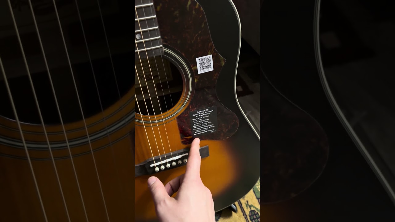Epiphone Masterbuilt #epiphone #epiphoneAJ45 #epiphonemasterbuilt #masterbulitguitar #урокигитары