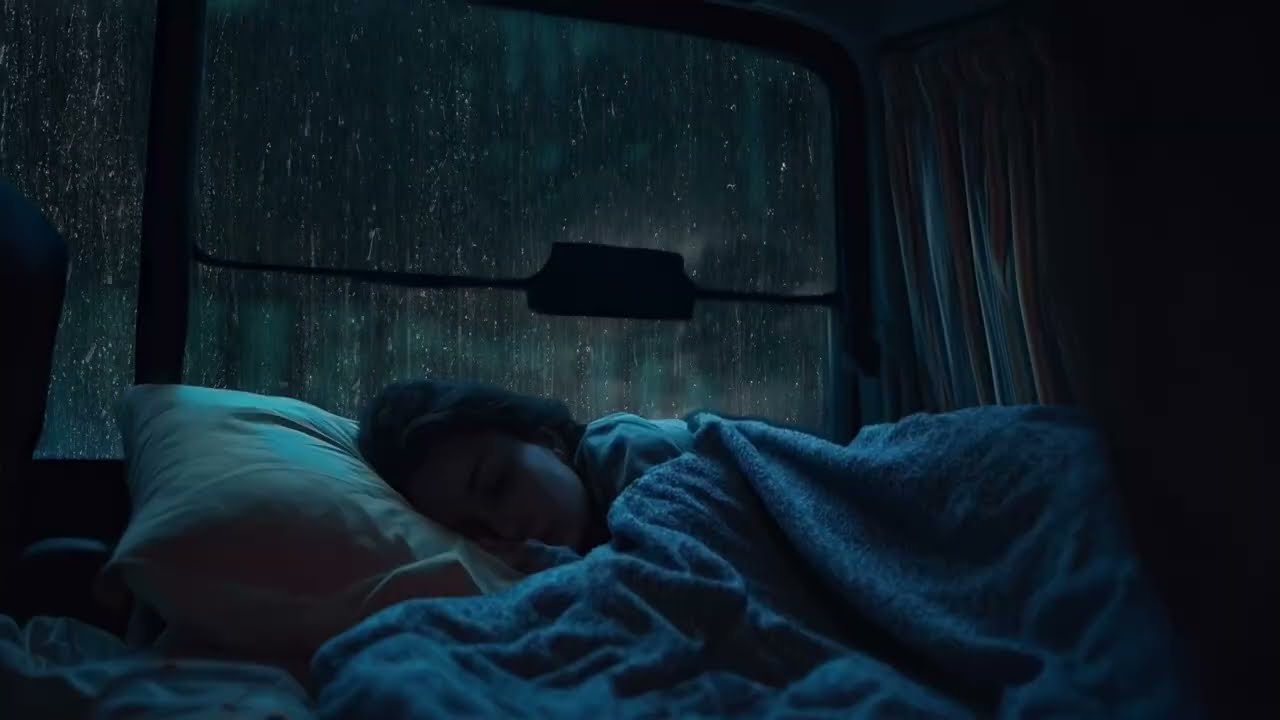 Peaceful Night Rain Sounds 🌙 ASMR for Deep Sleep