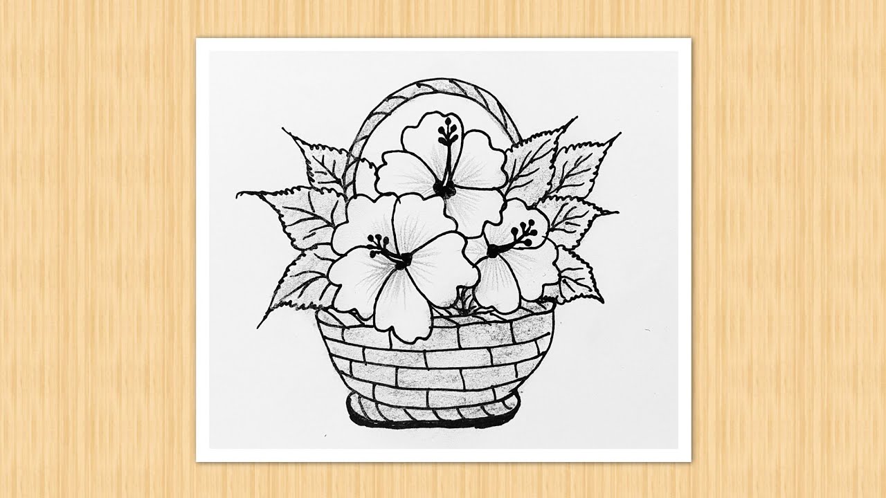 Easy circle scenery drawing /Easy drawing ideas for beginners/ How to draw pencil sketch drawing