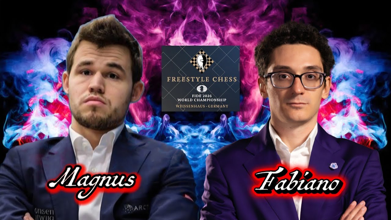 Magnus Carlsen VS Fabiano Caruana || Fide Freestyle World Championship 2026 Final