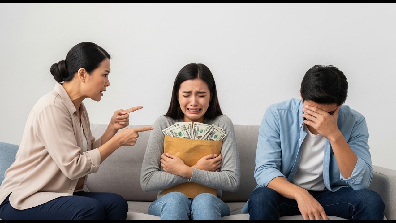 โบนัส 1,100,000 บาท กลายเป็นฝันร้าย | แม่ผัวสั่งโอน 1 ล้านให้ลูกสะใภ้ต่อหน้า | เรื่องจริงสะเทือนใจ