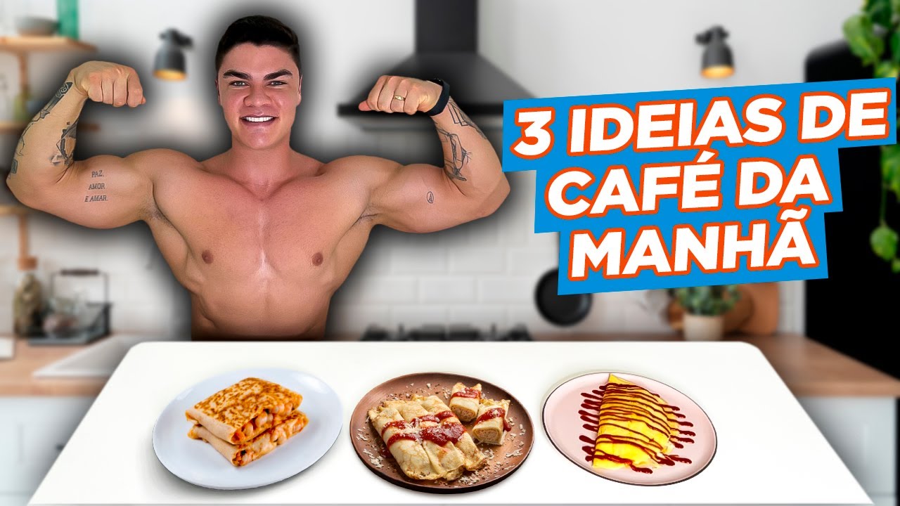 3 IDEIAS FÁCEIS E PROTEICAS DE CAFÉ DA MANHÃ