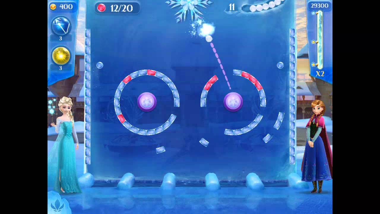 Frozen Free Fall 2 - Walkthrough Level 4