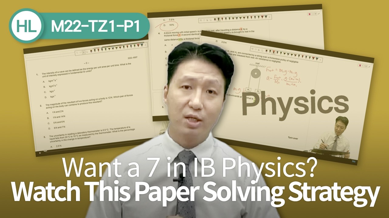 IB Physics HL Past Paper Explained (M22-TZ1-P1)