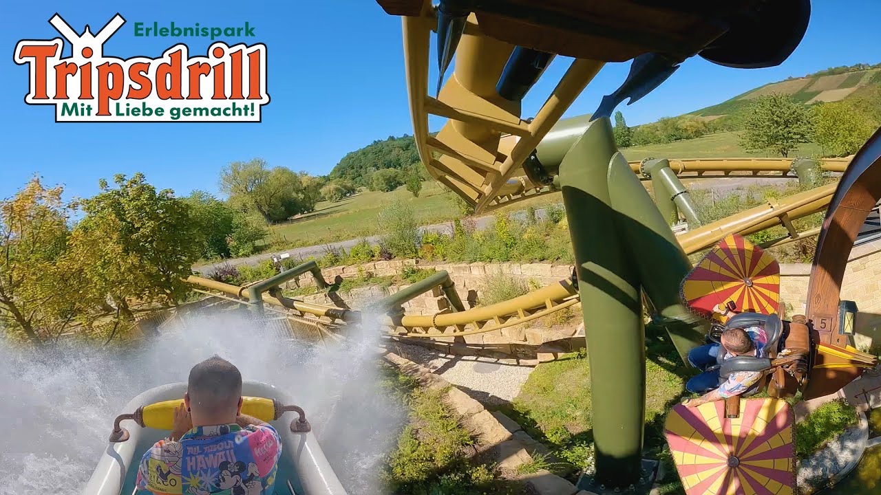 🎢Visite de TRIPSDRILL, l'un des MEILLEURS parcs EUROPEEN ❤️ (il faut absolument le visiter) - Tr.2