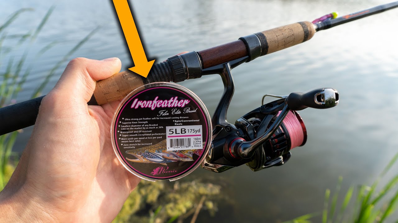Сверхлегкая рыбалка с плетеной леской PHENIX IRON FEATHER!