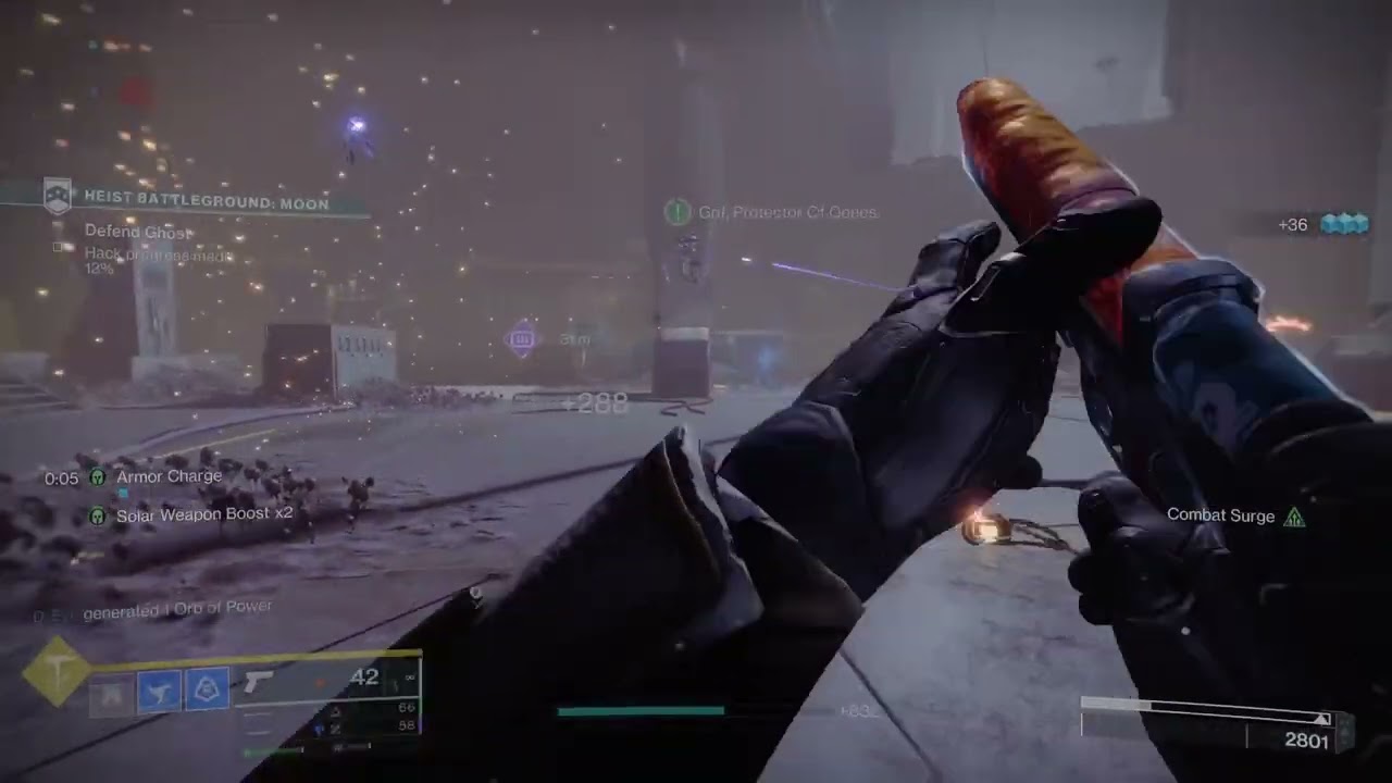 Raw footage - Relearning Shatter skate after 2 years on hunter - 10:11 Heist Battleground: Moon!