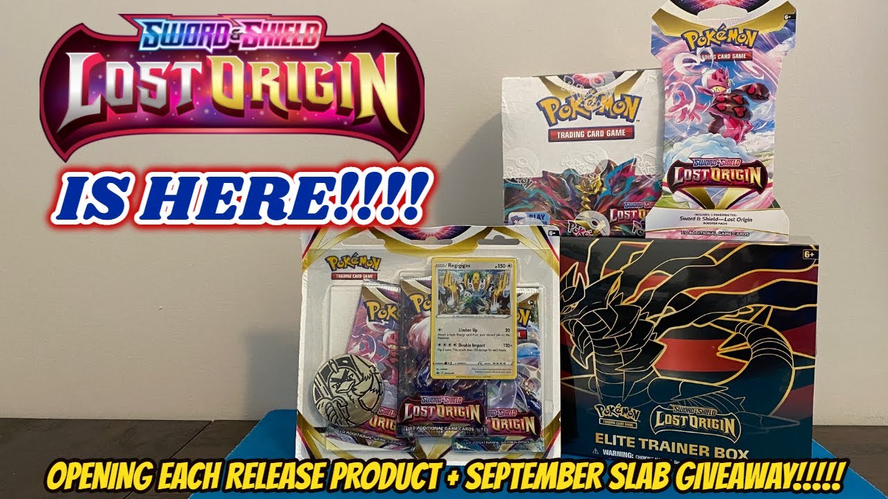 LOST ORIGIN IS HERE!! Lost Origin Booster Box, ETB & MORE!! + SLAB GIVEAWAY!!