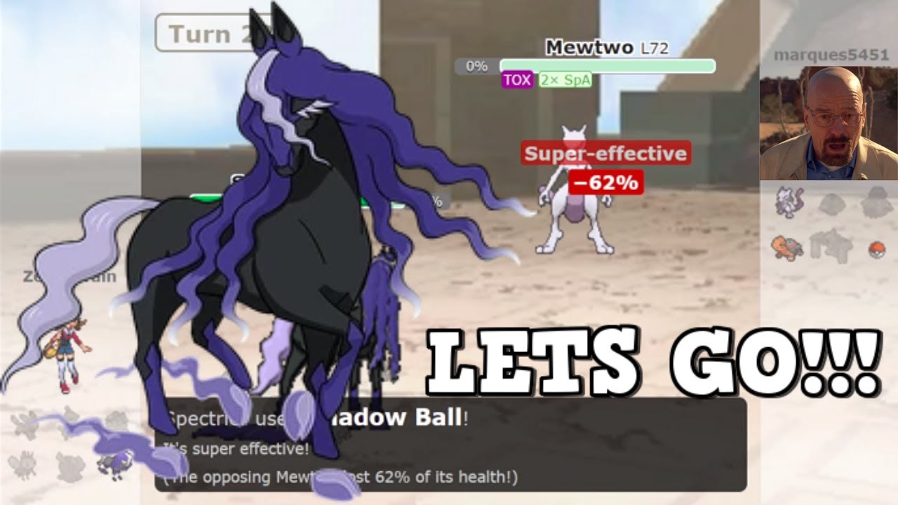 SPECTRIER CLUTCH SAVES THE DAY! (Pokemon Showdown Random Battles)