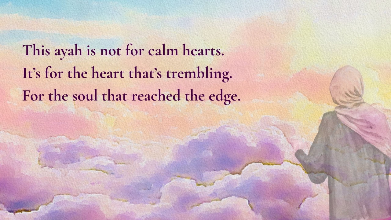 The message that chased you finally caught you.