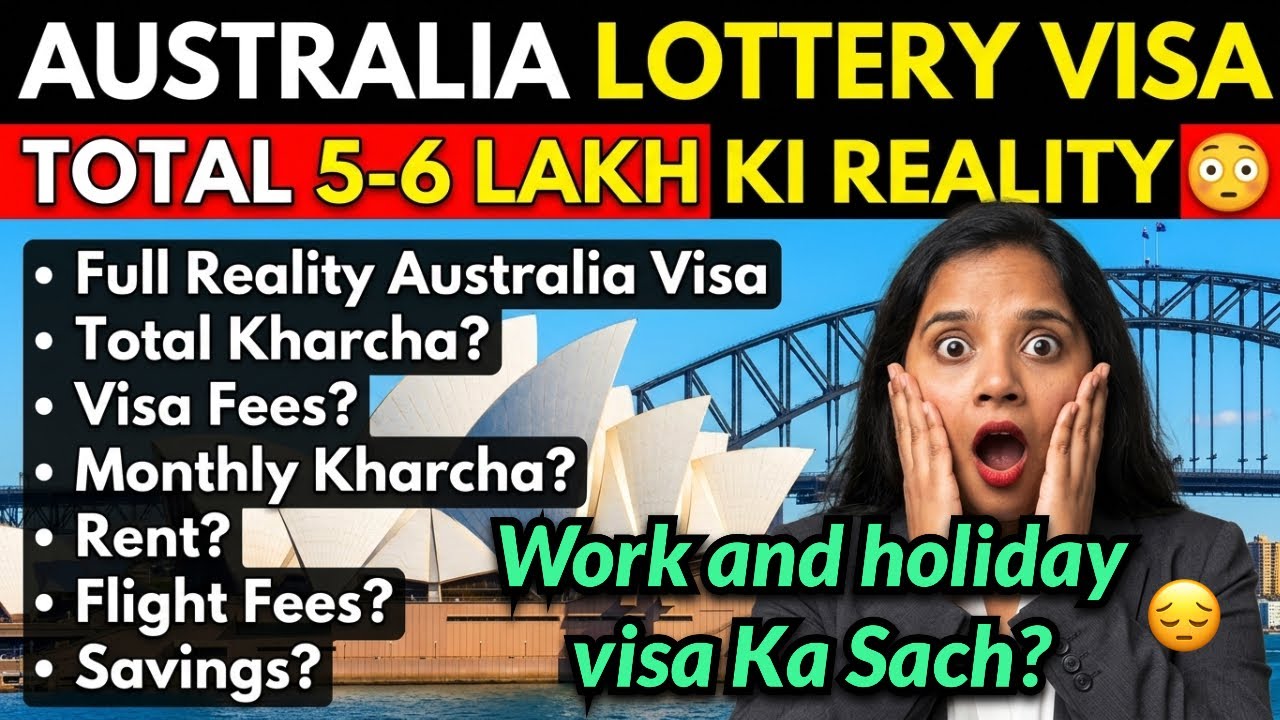 Australia Lottery Visa 2026 Total Cost 🇦🇺 | Visa Fee, IELTS, Flight, Accommodation & Monthly