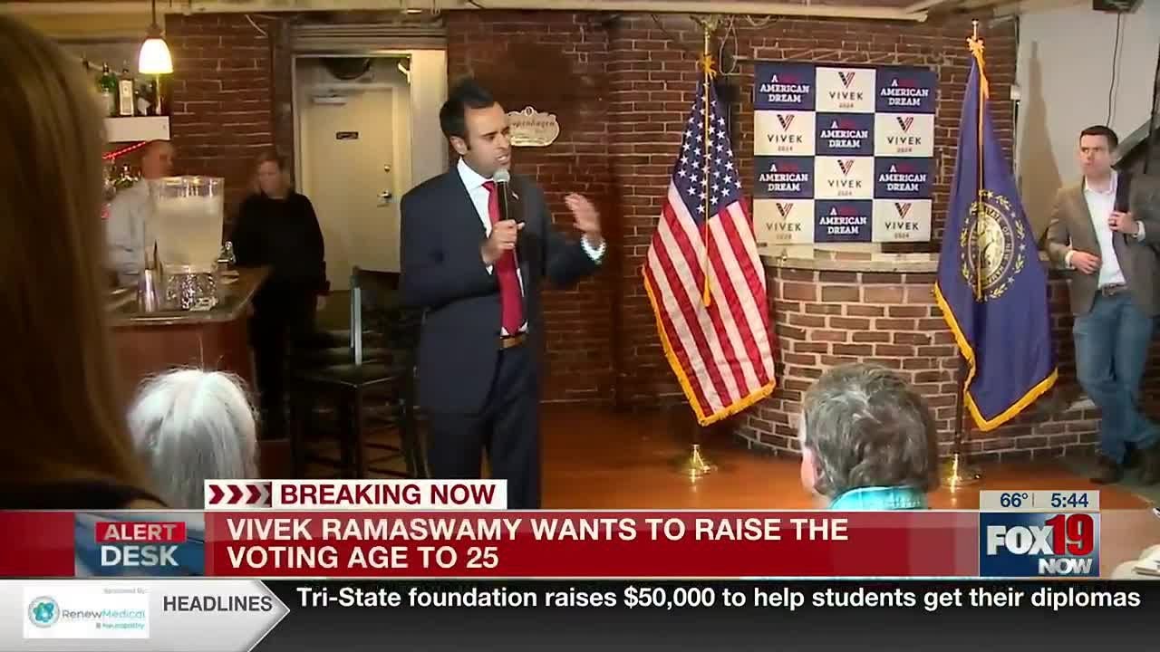 Vivek Ramaswamy wants to raise the voting age to 25