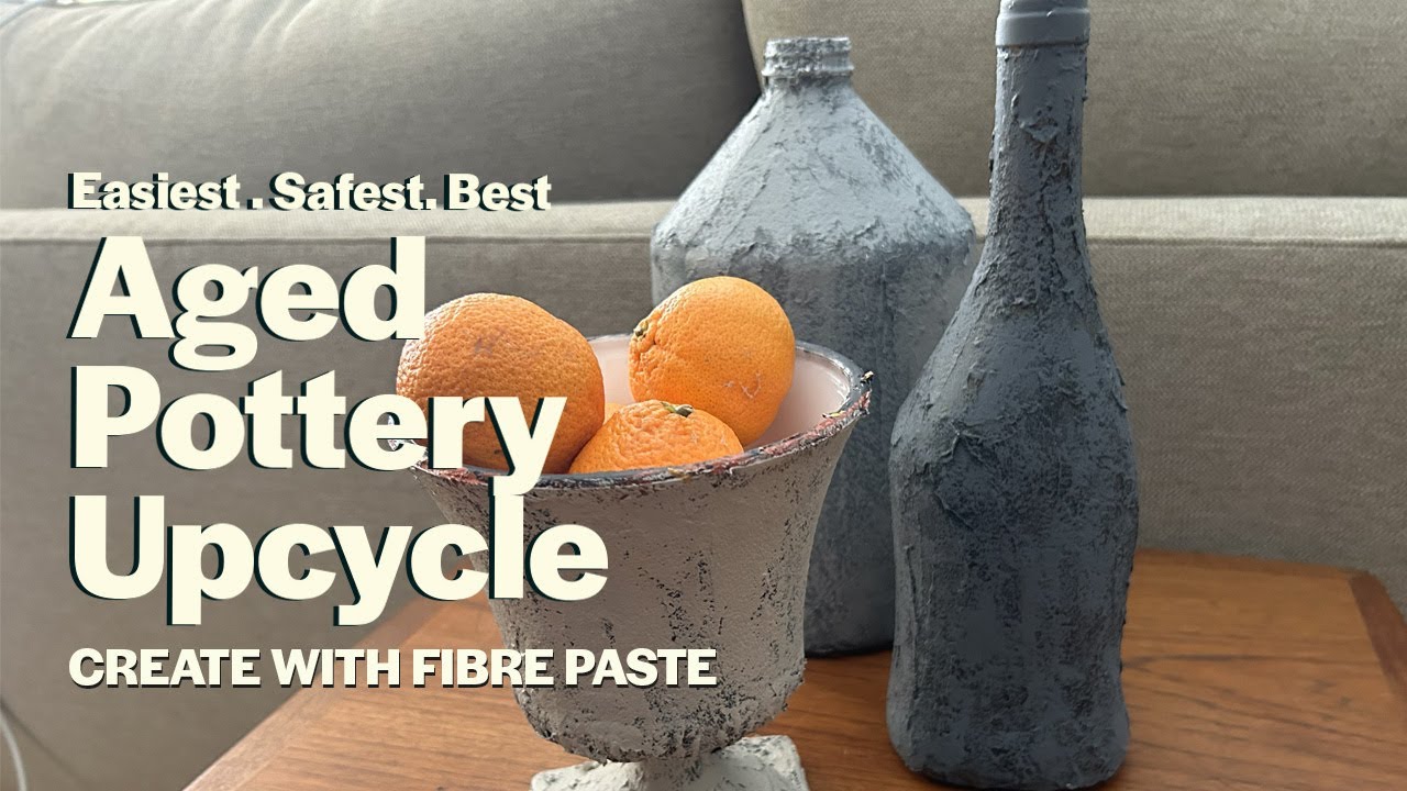 Aged Pottery Lesson: Applying the Fiber Paste - Part A