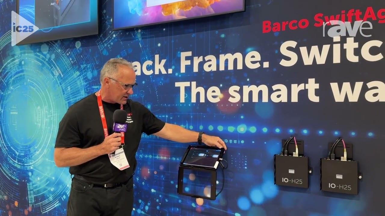 InfoComm 2025: Barco Showcases SwiftAgent AV-Over-IP Presentation/Production Multi-Switcher