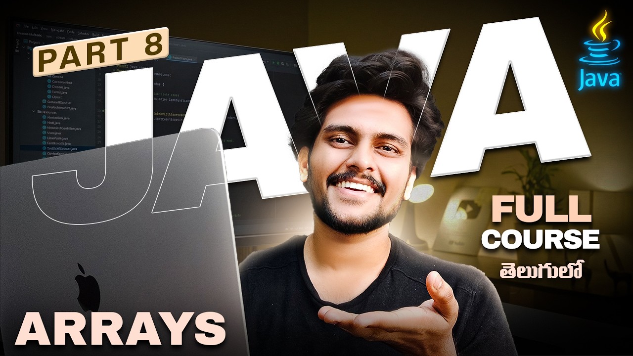 Java For Beginners in Telugu [PART 8] || Code with Swaroop || Zero to Hero || Arrays