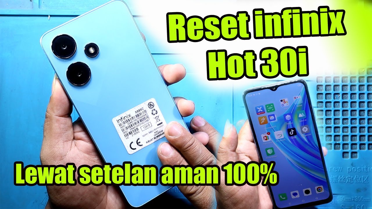 Cara reset hp infinix HOT 30i di pengaturan || Setel ulang infinix HOT 30i aman 1000%