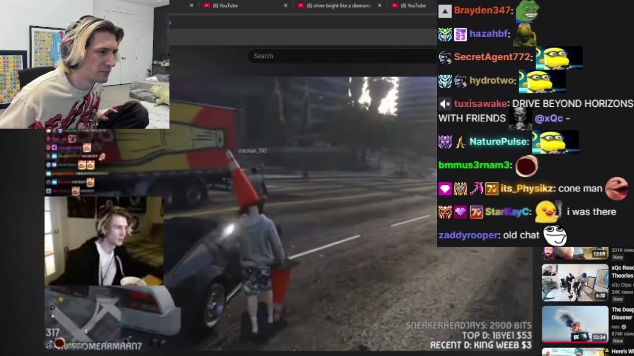 xQc Reacts to the Time He Got Hacked, IP Leaked & DDoS'd while Playing GTA V Online