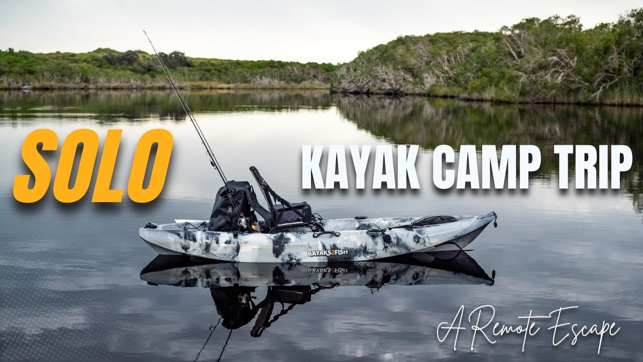SOLO Kayak Camp Trip | A Remote Escape | You won't believe what I catch 🎣 🛶 ⛺️