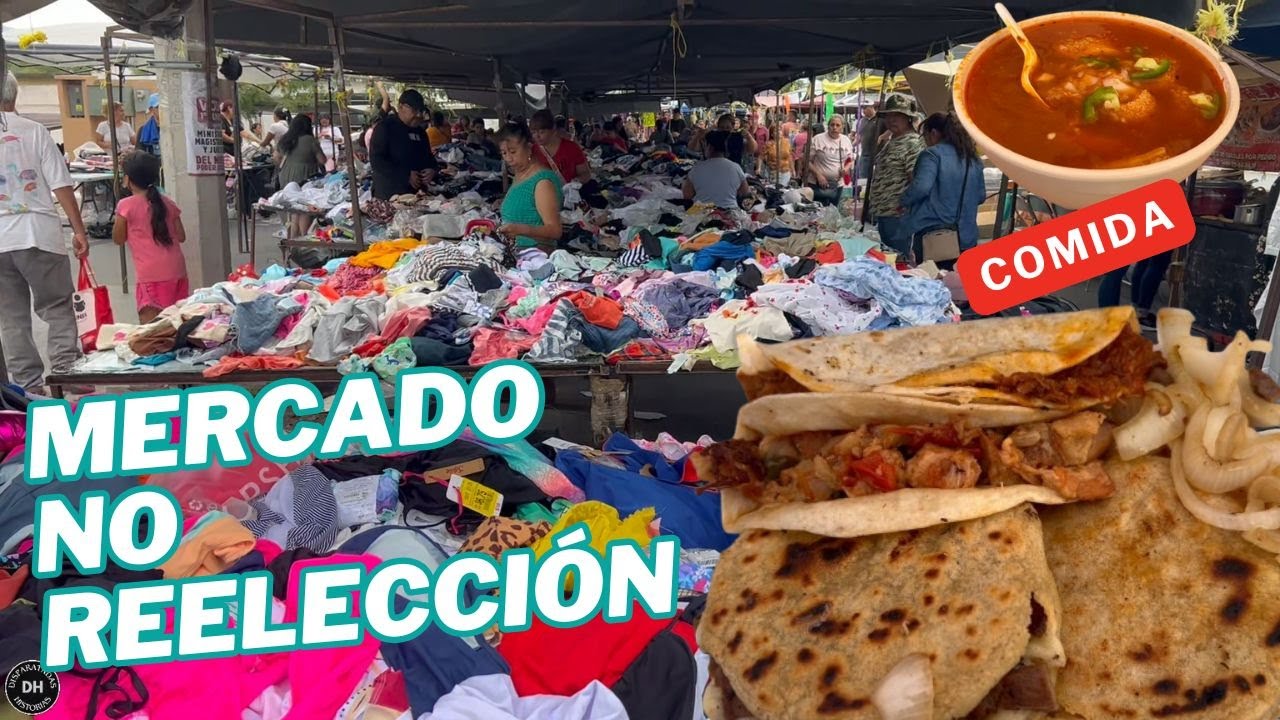 MERCADO NO REELECCION | TACOS GORDITAS Y MENUDO EL GORDO