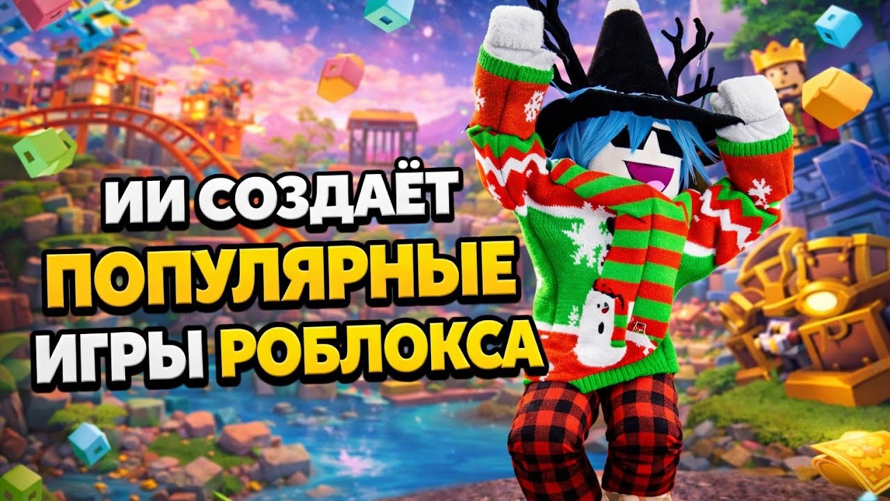 ИИ СОЗДАЁТ ПОПУЛЯРНЫЙ ИГРЫ РОБЛОКСА ЧАСТЬ 1 