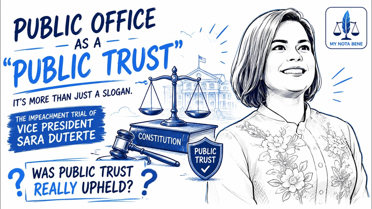 The Legal Side of PH Impeachment Trials. Justice & Accountability in the Philippines | My Nota Bene