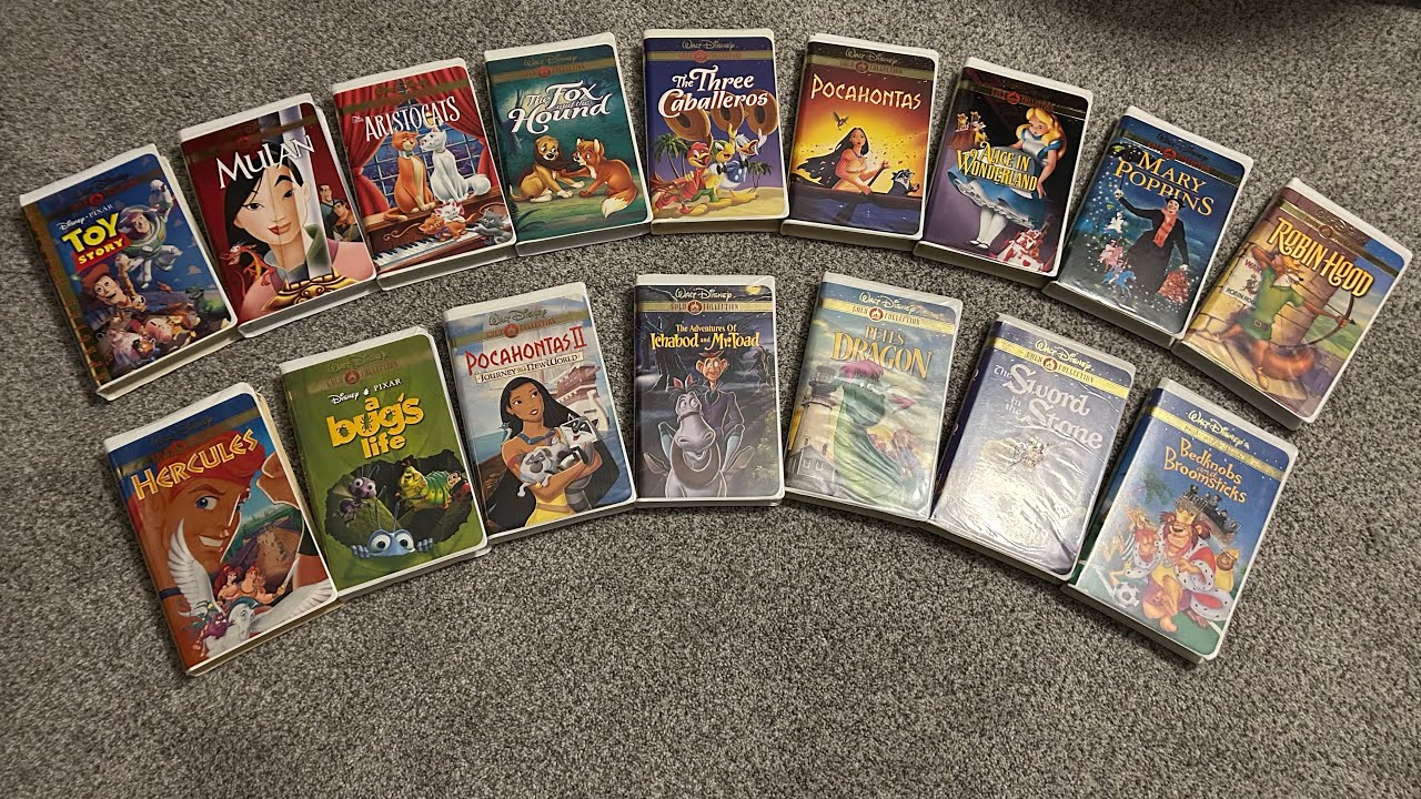 My Walt Disney Gold Classic Collection VHS Collection (October 2024 Edition)