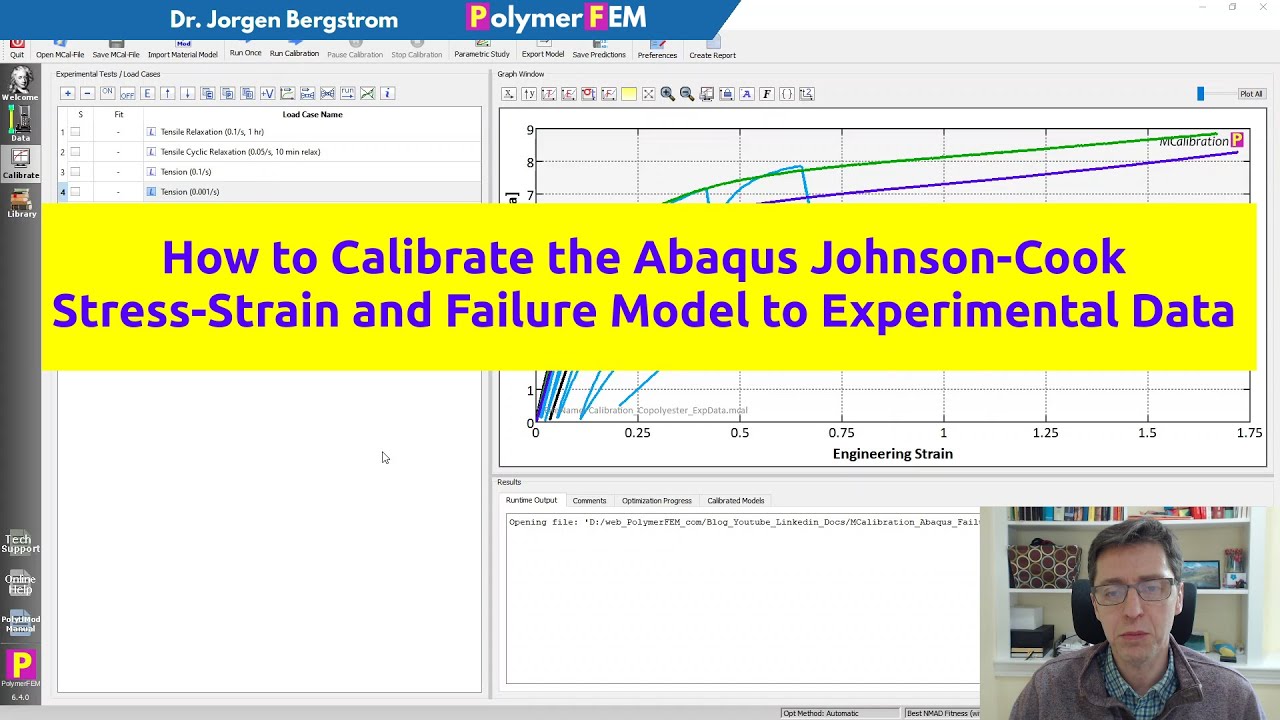 Easy Calibration of the Abaqus Johnson-Cook plasticity model with Damage Evolution and Failure