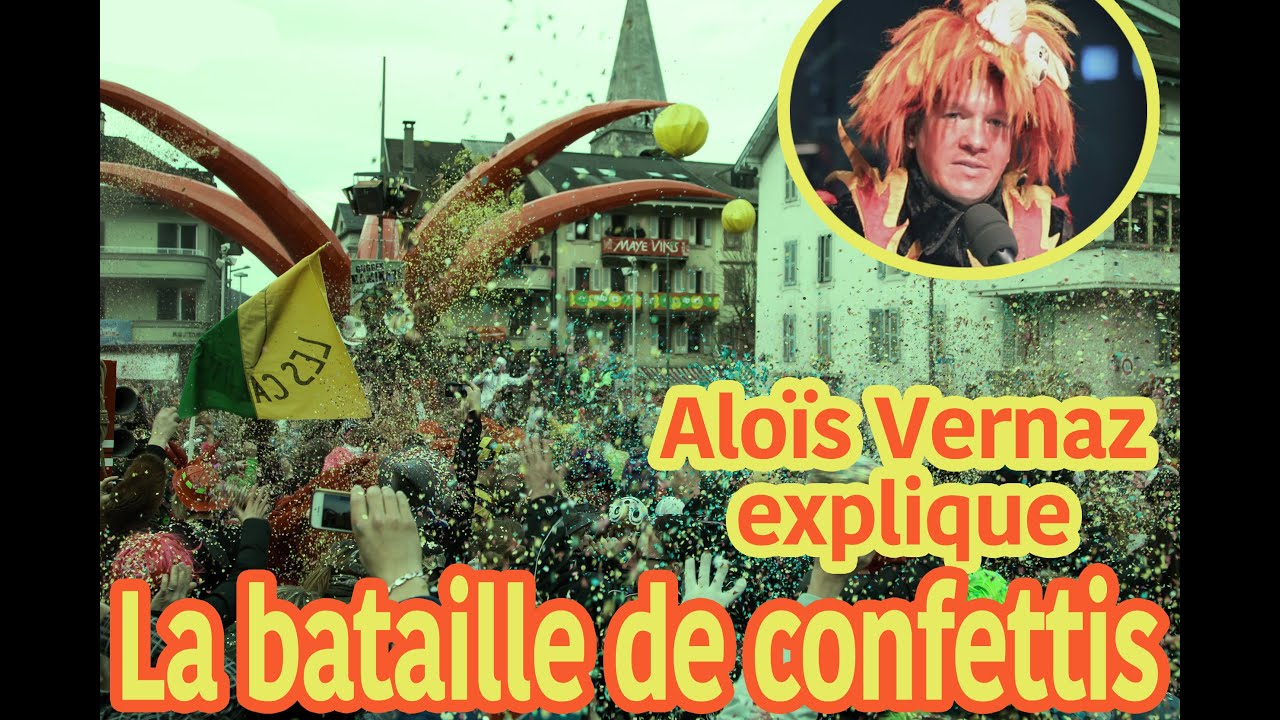 Alo&iuml;s Vernaz explique la bataille de confettis