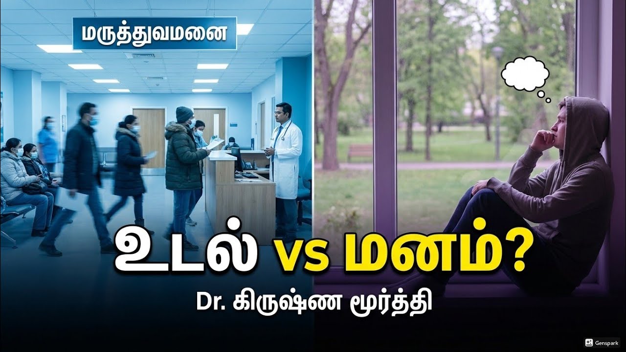  உடல் சரியா இல்லன்னு  ஓடிப் போய் டாக்டர  பாக்குறோம், ஆனா மனம் சரியா இல்லன்னா? Dr கிருஷ்ணமூர்த்தி  