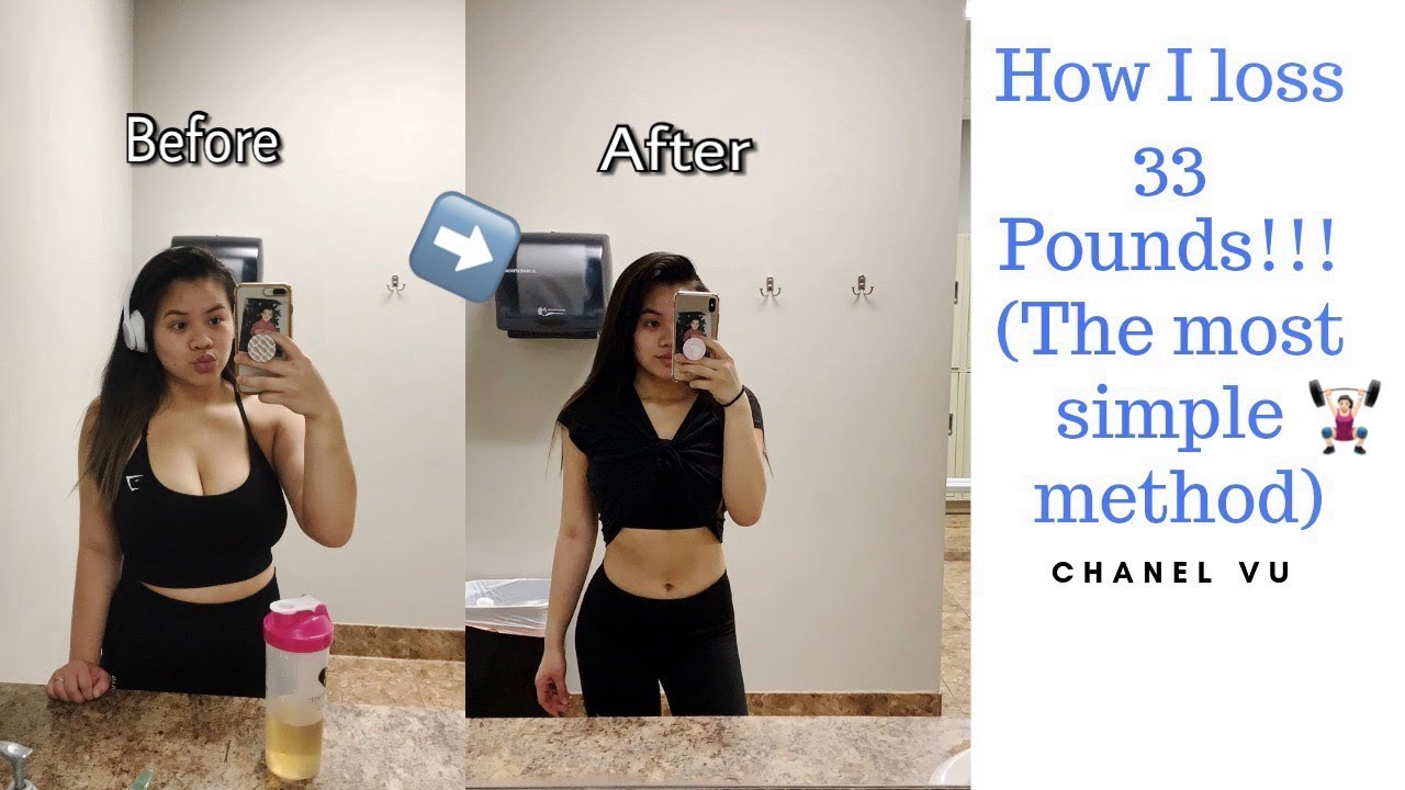 HOW I LOST 33 POUNDS!!! (Weight loss journey|| Chanel Vu)