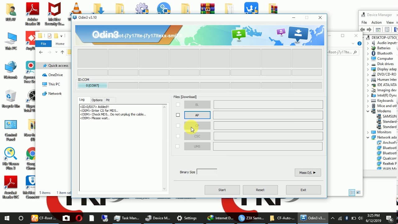 J730F 7.0 ROOT DONE BY CF AUTO ROOT FILE