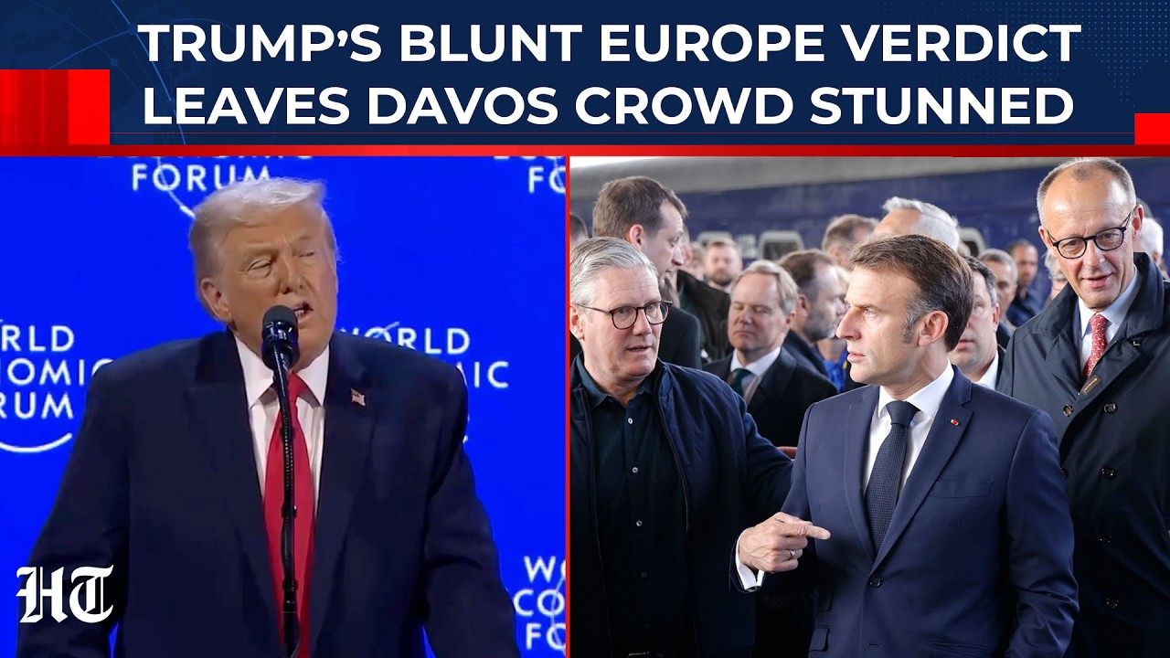 Trump’s Blunt Words Send Shockwaves Through Davos, Says ‘Europe Not Heading In The Right Direction'